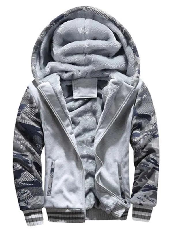 Men Shirts - Ultimate Camouflage Cardigan: Men's Cozy Sports Sweater f - Men Shirts | MENLL